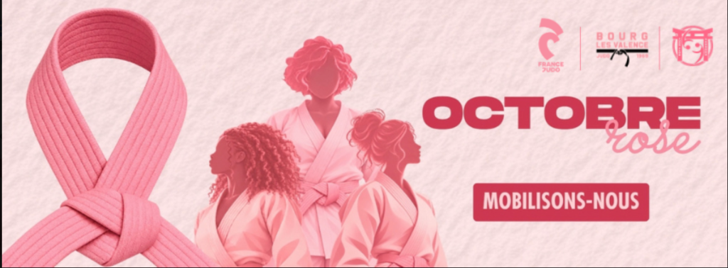 Bannière Octobre Rose - Mobilisons-nous